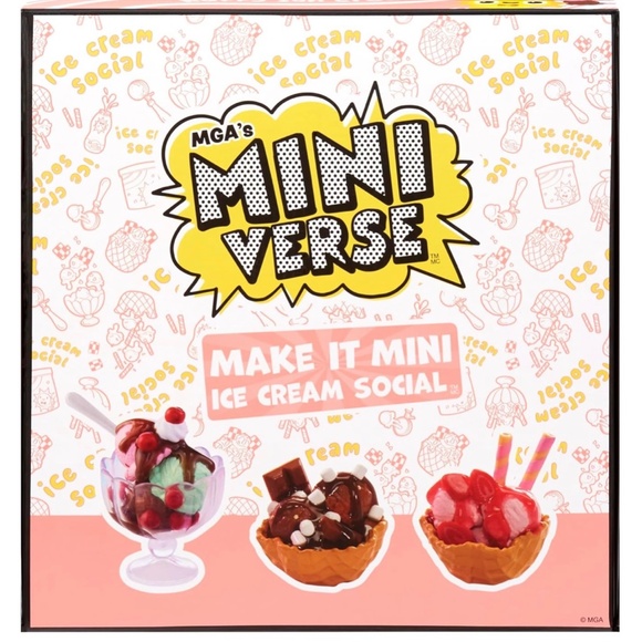 Miniverse MGA Icecream Social New - Picture 3 of 7